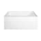 Aqua Eden Alcove Bathtubs, 48 L, 32 W, White, Acrylic VTDE483222L - alternate 1